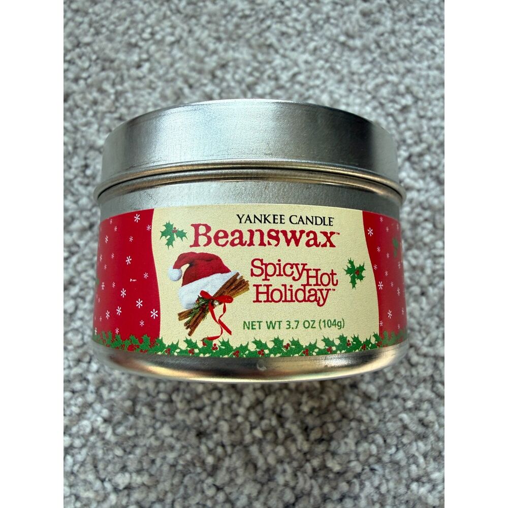 Yankee Candle Beanswax Spicy Hot Holiday Soy Candle